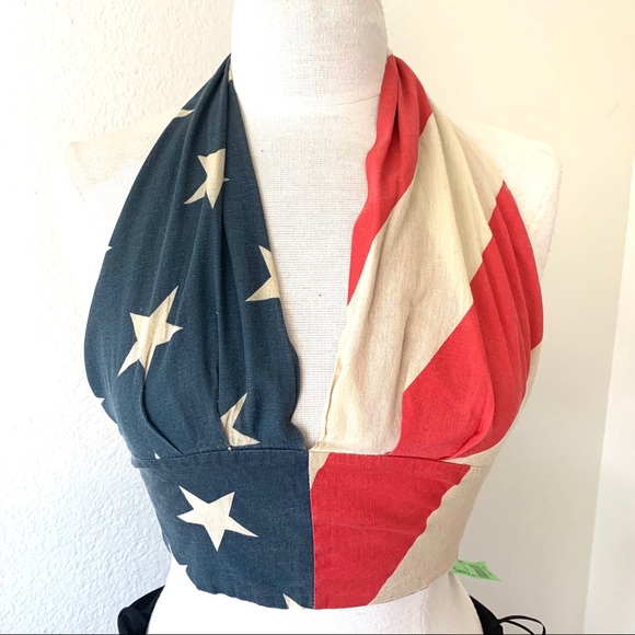 Signature Eight Tops - USA flag halter